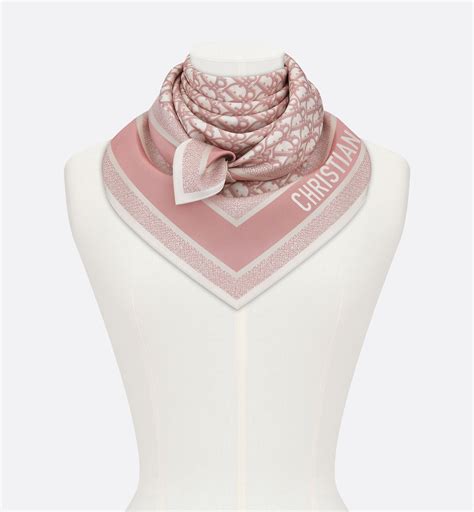 dior oblique diortwin 90 square scarf|CHRISTIAN DIOR Silk Oblique Diortwin Square Scarf 90.